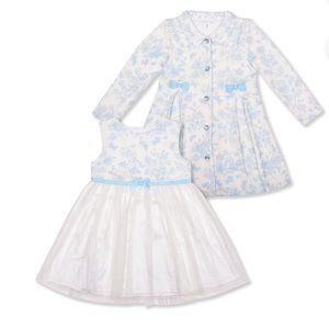 NWT Nannette 2 Piece Jacket and Dress Set Baby Girl Size 3-6 Months